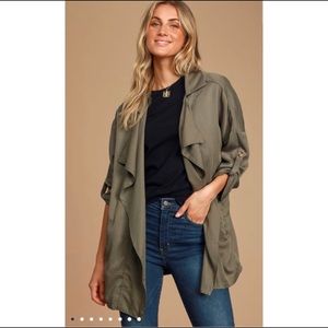 Lulus Olive Green Jacket